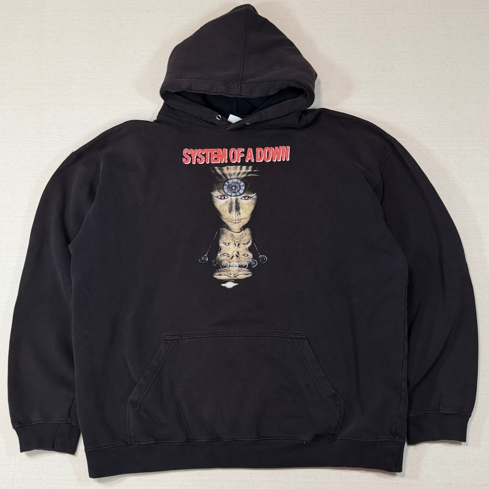 System Of A Down Mezmerize Hoodie Black Alstyle Classic Mens Large SOAD Band Tee